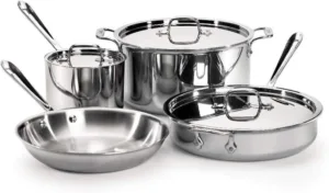 Read more about the article All-Clad 3-Ply Stainless Steel Cookware Review