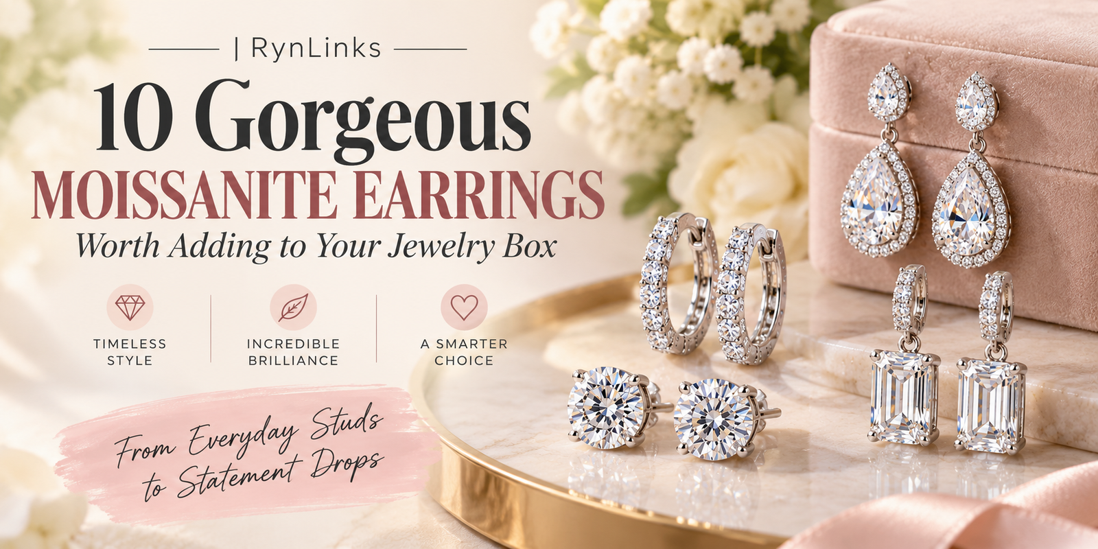 You are currently viewing 10 Gorgeous Moissanite Earrings Worth Discovering